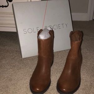 Brand New! Never Worn! Sole Society Brown Boots!
